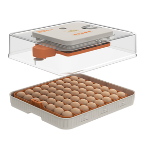 WONEGG 56H AC DC Incubadora de huevos de pollo fertilizado tres en uno Pantalla de control de humedad de temperatura automática Función de iluminación LED - Product Image 1