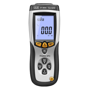 Medidor de luz industrial de tasa de medición de 1,5 veces/segundo Interfaz USB Seleccionable por el usuario Registro de datos de capacidad FC/Lux OEM - Product Image 4