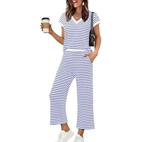 Blue White Stripe