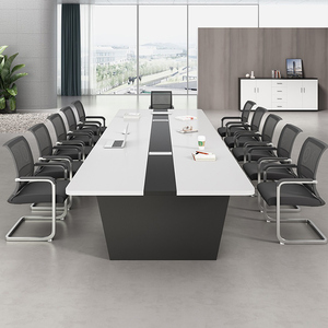 Nội thất văn phòng bàn đặt phòng hội nghị bàn Bàn Bàn họp Bàn hội nghị hiện đại - Product Image 3