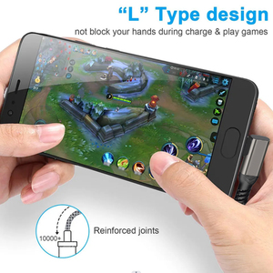 Usb C Type c Right Angle 90 Degree Elbow Fast Charging <strong>Cable</strong> Braided Nylon Wire Data <strong>Cable</strong> Metal Usb a to Type C <strong>Cable</strong>