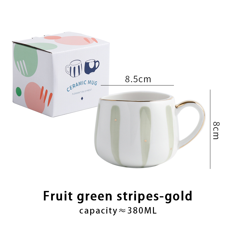 fruit green stripes-gold