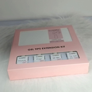 Profesyonel tırnak teknisyenleri 4 adım tırnak uzatma çözüm 28 kitleri yapmak kendi marka yumuşak jel X Nail İpuçları kiti - Product Image 5
