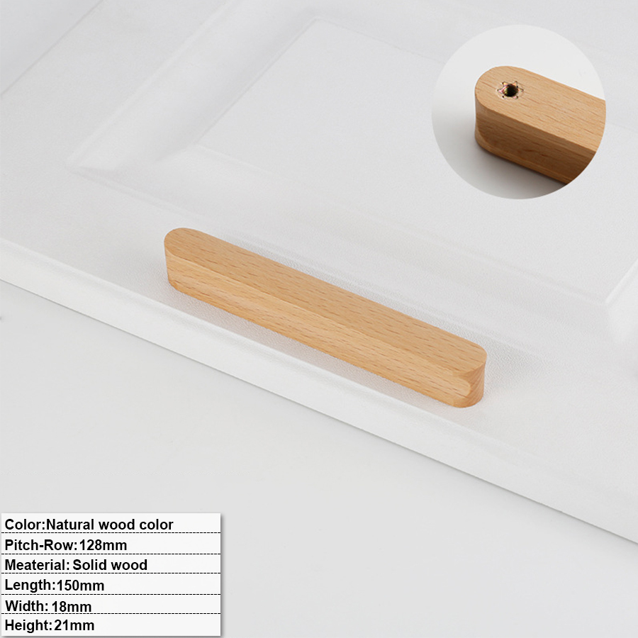Couleur bois naturel-CY-FH-W5011 - 128mm Distance trou