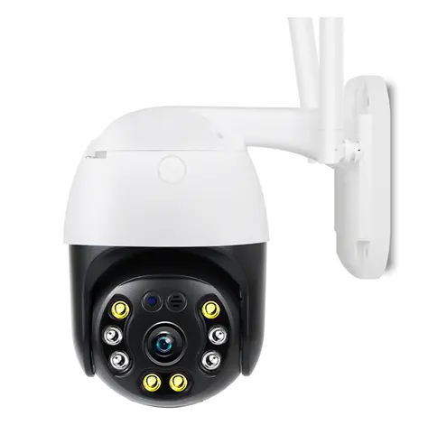 5MP PTZ 속도 돔 와이파이 IP 카메라 양방향 오디오 야외 무선 AI CCTV 카메라 풀 컬러 야간 투시경