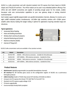 Modulo Lora Walkie Talkie Lora Network Gateway casa e automazione degli edifici Lorawan allarme Wireless e sistemi di sicurezza