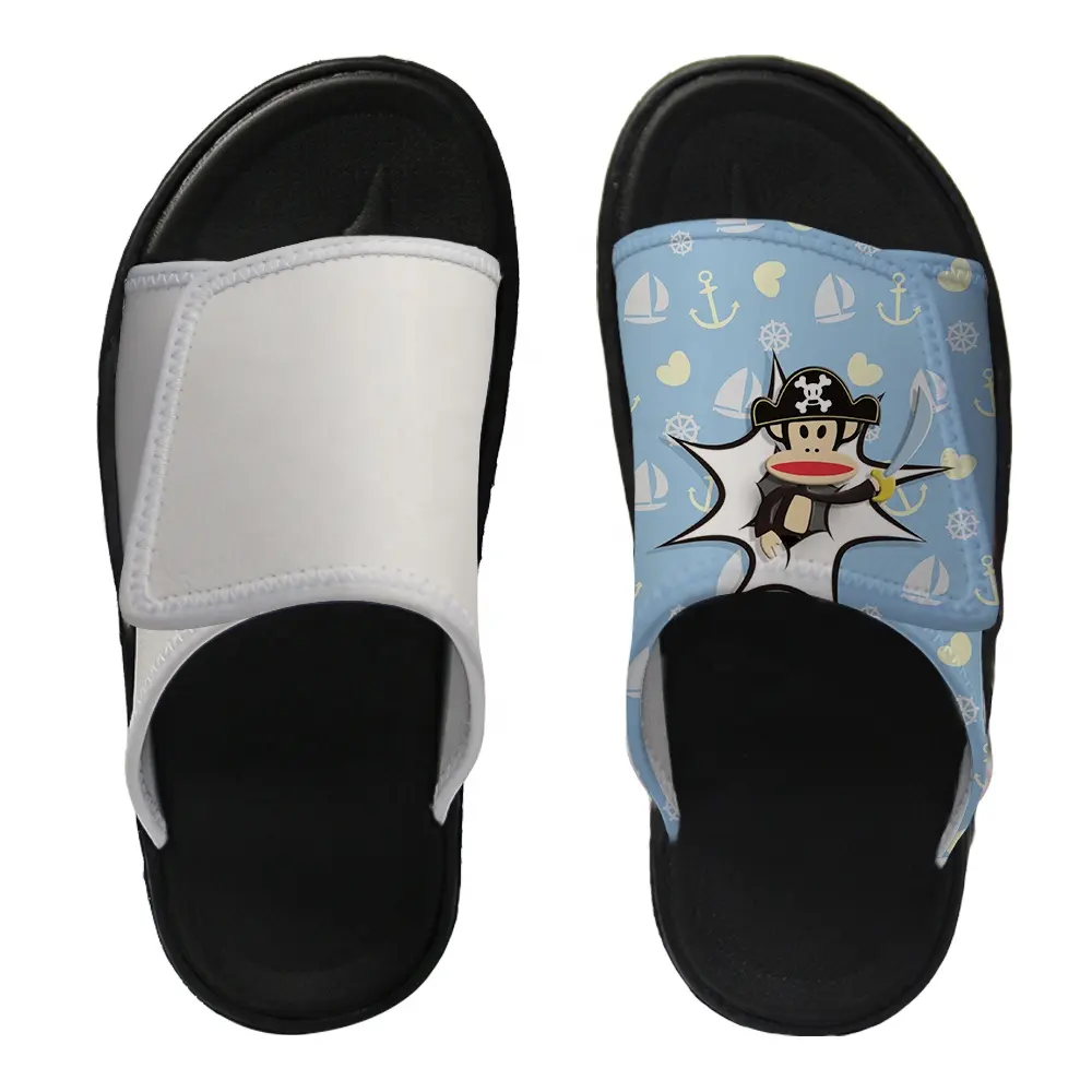 Subbank Sublimation Slippers Sublimated Shoes Custom Logo Casual Shoe Blank Sublimation Slides Sandals