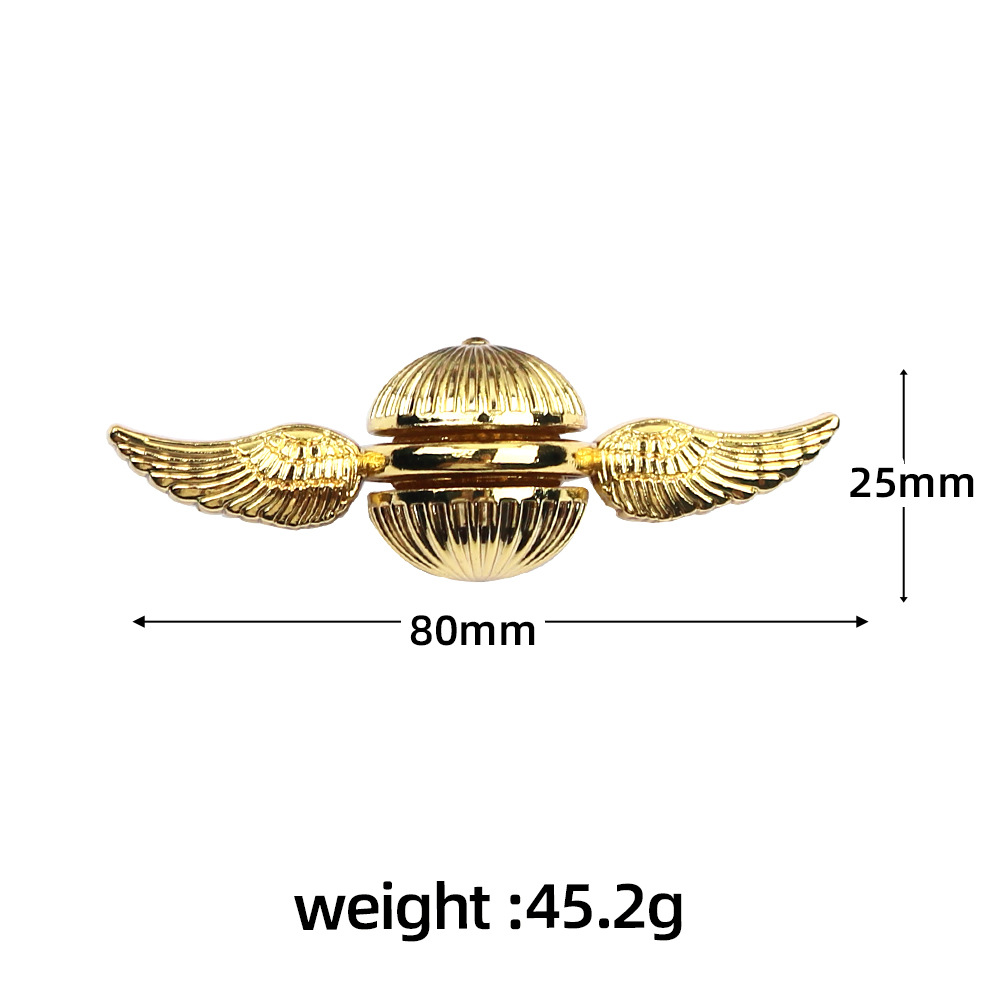 Golden angel wings gyro