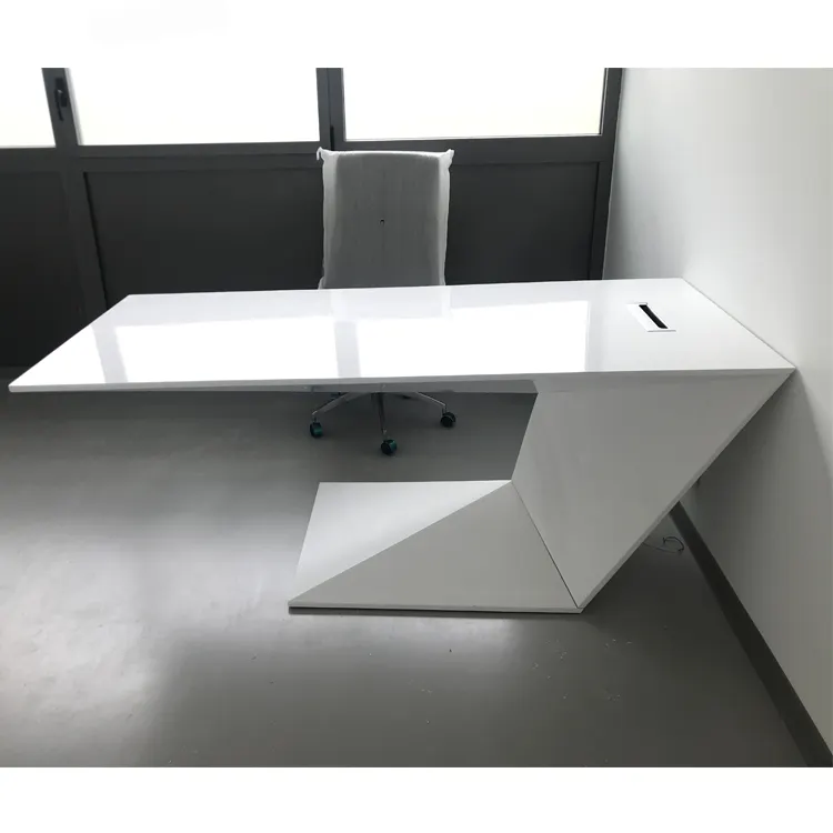 Factory Direct Artificial Marble Office Executive Director Computer Desk Home Study Room Table