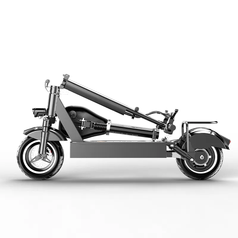 Novedad Citycoco con neumáticos de aluminio de 10 pulgadas, potente patinete eléctrico para motocicletas todoterreno de dos ruedas para adultos
