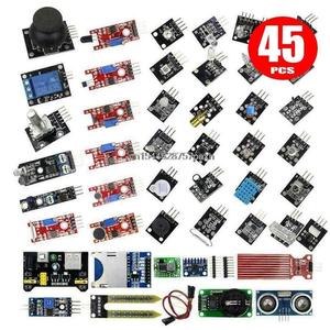 45 der Sensor module für Arduino Starter Kit, besser als das 37 in1 37-in-1 Sensor Learning Kit mit Kunststoff gehäuse