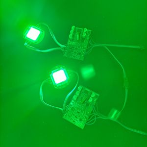 DC12-24V 30W ad alta potenza WS2811 RGB IC LED Pixel modulo IP20 Smart 10 r10g10b COB Pixel luce 3pin JST in e uscita - Product Image 4
