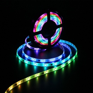 マジック5050 RGB LEDストリップライト30LED/S IC WS2811 12V 10mm銅PCB IP20 IP65ホームデコアオートカラーアドレッサブル5mカラフル - Product Image 1