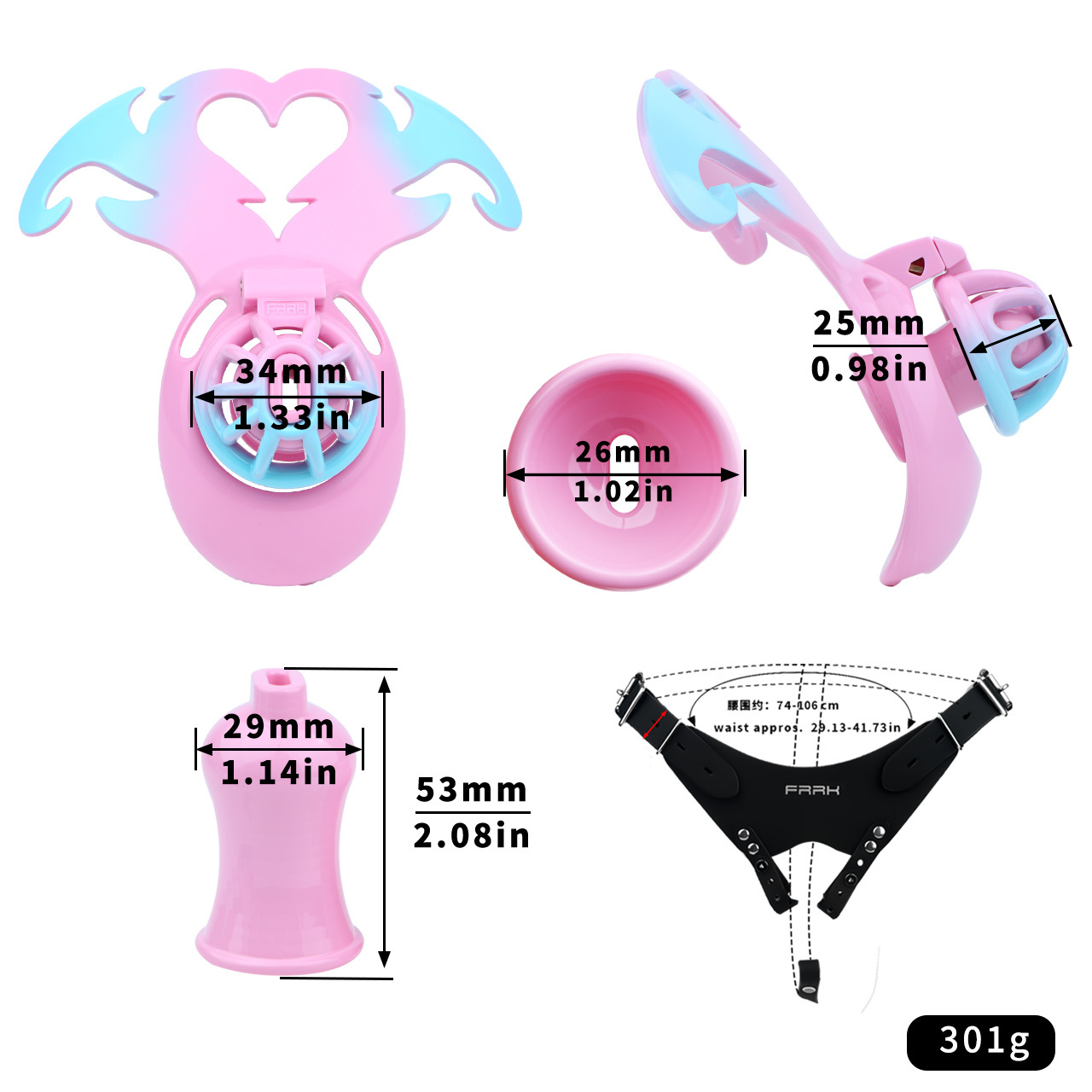 FRRK-299L+belt-pink