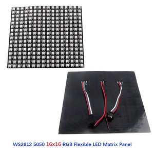 DIYmall Flexible <strong>LED</strong> <strong>Matrix</strong> Display <strong>Pixel</strong> Panel 8x8/16x16/8x32 WS2812 5050 RGB SMD Addressable <strong>LED</strong> <strong>Pixel</strong> Screen for <strong>Arduino</strong>