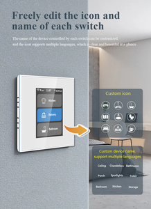 Lanbon 3 App 1 LCD akıllı anahtar Tuya akıllı yaşam Apple Homekit ve akıllı yaşam desteği ile çalışmak Google ev Alexa Siri - Product Image 5
