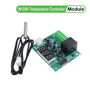 W1209 Digital Thermostat <strong>Temperature</strong> Controller Miniature Thermostat <strong>Temperature</strong> <strong>Control</strong> Switch Panel with Waterproof NTC Probe - Product Image 1