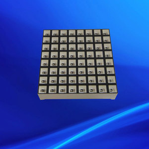Houkem-12288-A/BB 1,2 дюймов 8x8 квадратная Светодиодная точка 3x3 мм матрица синий светодиодный точечный матричный модуль дисплей 8*8 - Product Image 5