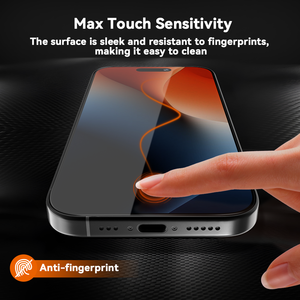 Đầy Đủ Bìa Đầy Đủ Keo 9H HD Chống Sốc Tempered Glass Bảo Vệ Màn Hình Cho iPhone 12 13 14 15 16 17 Pro Max Dễ Dàng Cài Đặt - Product Image 3