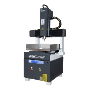 小型四轴模具金属和亚克力雕刻机4040 6060数控刳刨机台式切割机 - Product Image 1