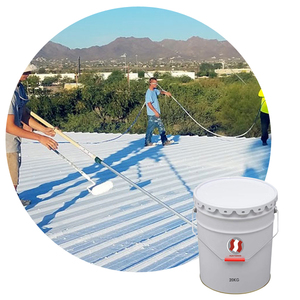 Factory Price Liquid Acrylic Waterproof Cooling <strong>Spray</strong> Coating for <strong>Concrete</strong> Roof Steel Roof Heat <strong>Insulation</strong>