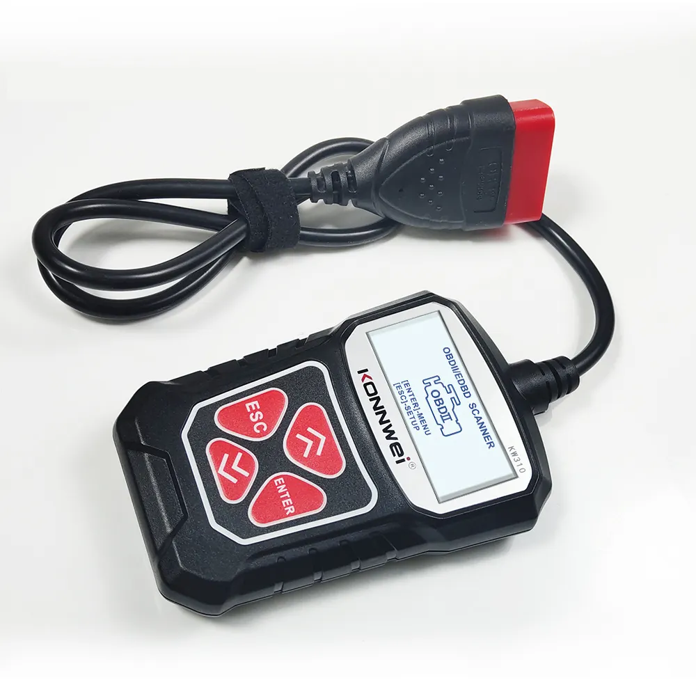 KW310 herramientas de diagnóstico OBD2/EOBD máquina de diagnóstico automotriz para apagar la luz del motor OBD2 sensor código de problemas