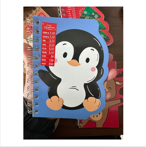High Quality Mini Spiral <strong>Notebook</strong> <strong>with</strong> Custom Christmas Design Small Size Wire-O Cute Journal Writing <strong>Notes</strong> Notepads for Kids - Product Image 4