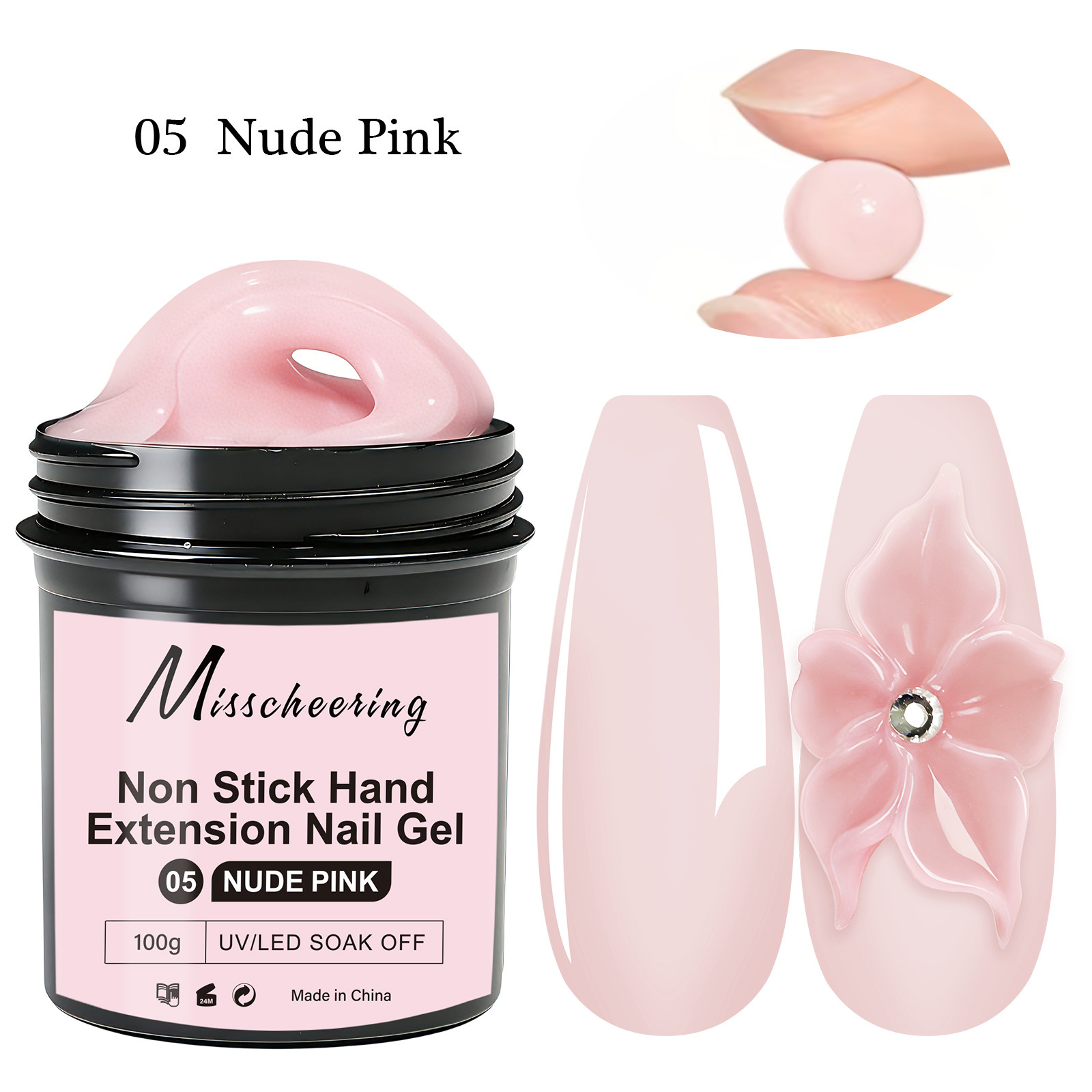 100g de gel d'extension de main antiadhésif 05