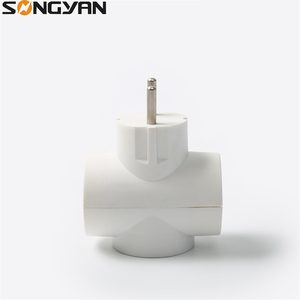 Style <strong>3P</strong> with Grounding Songyan Outlet Extension Power Adapter Multi Direction AC <strong>Plug</strong> in CE ROHS 2 Years Pp+copper C3-1 - Product Image 5