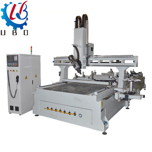 UBO 1325 1530 Cnc Router Atc 4 ejes CNC máquina 3 ejes Cnc Router con mesa de descarga de carga para muebles de puerta - Product Image 4