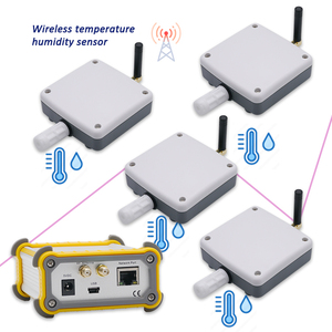 4 juegos Smart Home IOT Solutions Sensor de temperatura y humedad Controlador de grabadora de datos - Product Image 1