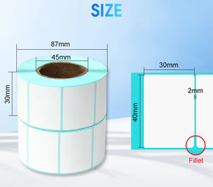 High Quality Die Cutting Self Adhesive Paper Direct <strong>Thermal</strong> Custom Print Sticker for <strong>Barcode</strong> Printer <strong>Label</strong>