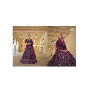 Hint geleneksel premium lehenga Choli telkari bilezik lehenga Choli kadınlar Surat hindistan toptan