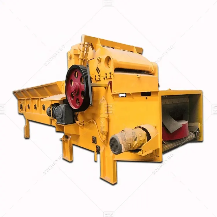 Trituradora automática de biomasa de madera diésel Trituradora de madera integrada a gran escala para palés de residuos
