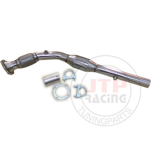 EXHAUST DOWNPIPE for A3 1.8T <strong>Turbo</strong> Pipe for GOLF MK4 GTI 1.8L A3 TT <strong>TURBO</strong> DOWN PIPE with 200 Cell Cat - Product Image 1