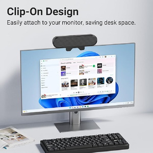 コンピューターBluetoothスピーカーデスクトップに適したコンピューターUsbモニタースピーカークリップドボタン付き有線スピーカーHDステレオ - Product Image 4