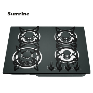 厂家直销低价4燃烧器钢化玻璃燃气灶户外家用电源 - Product Image 6