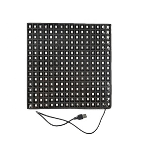 แผงไฟ LED เมทริกซ์16*16 16 P10 WS2812B สามารถระบุที่อยู่ได้8*8 RGB LED ยืดหยุ่น PCB ผู้ผลิต - Product Image 1