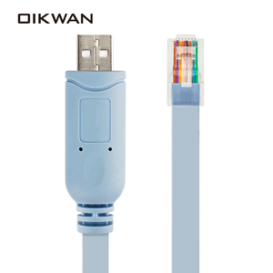 Oikwan USB 2.0〜RJ45シリアル (RS-232) インターフェイスロールオーバーコンソールアダプターケーブルネットワーキングルーター用モデムネットワークスイッチ - Product Image 2