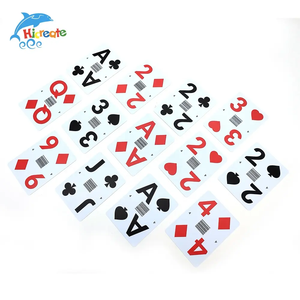 Cartes à jouer en PVC avec logo d'entreprise de conception de taille personnalisée, impression d'Arabie saoudite 100%, jeu de cartes de poker en PVC, cartes à jouer en plastique