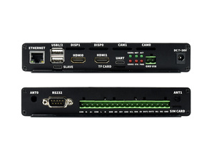 Industrieller IoT-Mini computer basierend auf Raspberry Pi Compute Module 4 (NICHT enthalten), PoE, 5G/4G, Metall gehäuse, Lüfter - Product Image 2