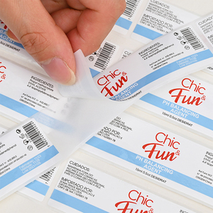 Factory <strong>Custom</strong> Design Sticker Fashion Barcode QR Code <strong>Label</strong> with Strong Adhesive Hot Stamping &amp; Laminate Finish for Express Use