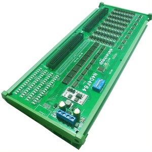 64DI-64DO 12V 24V RS485 Modbus RTU Comunicación aislada Interruptor digital Cantidad NPN Puerto de salida de entrada Placa de expansión PLC IO
