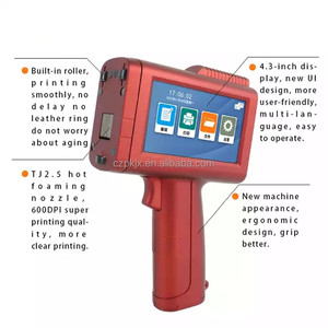 Stampante a getto d'inchiostro portatile stampa data Coder numero di lotto lotto cartone a getto d'inchiostro scatola di imballaggio esterna pistola macchina da stampa a getto d'inchiostro - Product Image 5