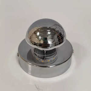 Lampada da parete moderna in marmo con sorgente luminosa accessori in metallo modello astratto Design rosso netto - Product Image 2