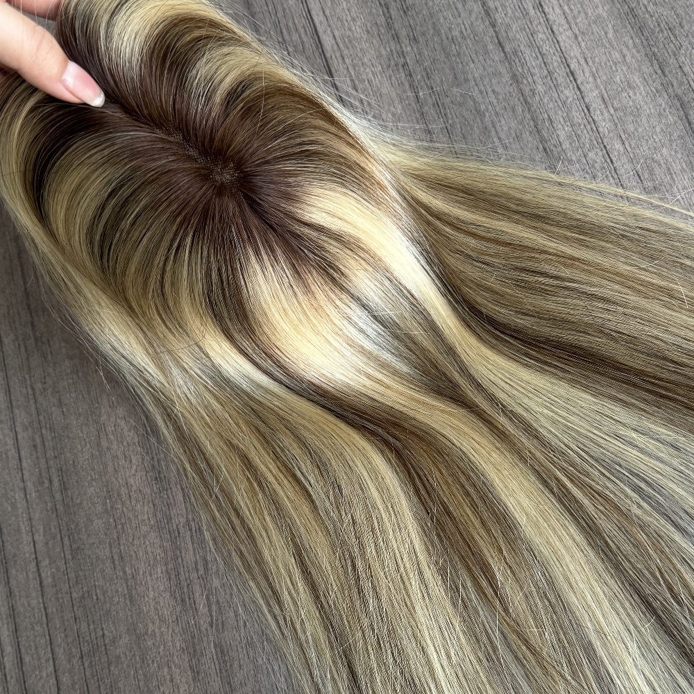 #Blond Balayage avec Racines