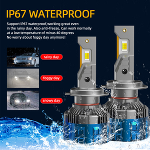 Sfida <span class=keywords><strong>V3</strong></span> 3 màu sắc 3000K 4300K 6000K Led Đèn Pha với 45 Wát, dễ dàng chuyển đổi tùy chỉnh bao bì, H4 H7 9005 HB3 Cắm và chơi bóng đèn - Product Image 3