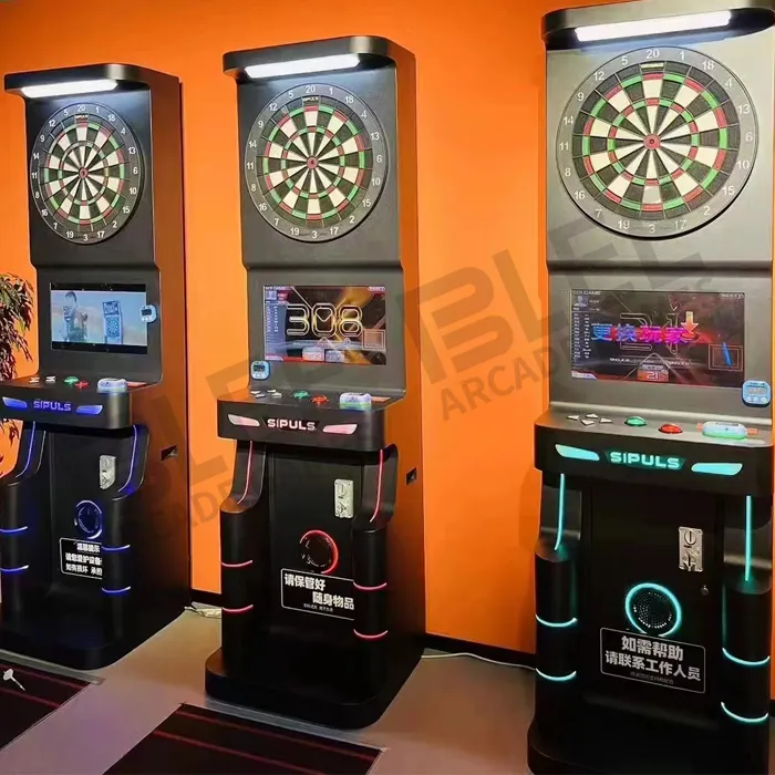 Wholesale Arcade Electronic Darts Game Machine Indoor Sports Video Online Coin Operated arcade darts machine for sale