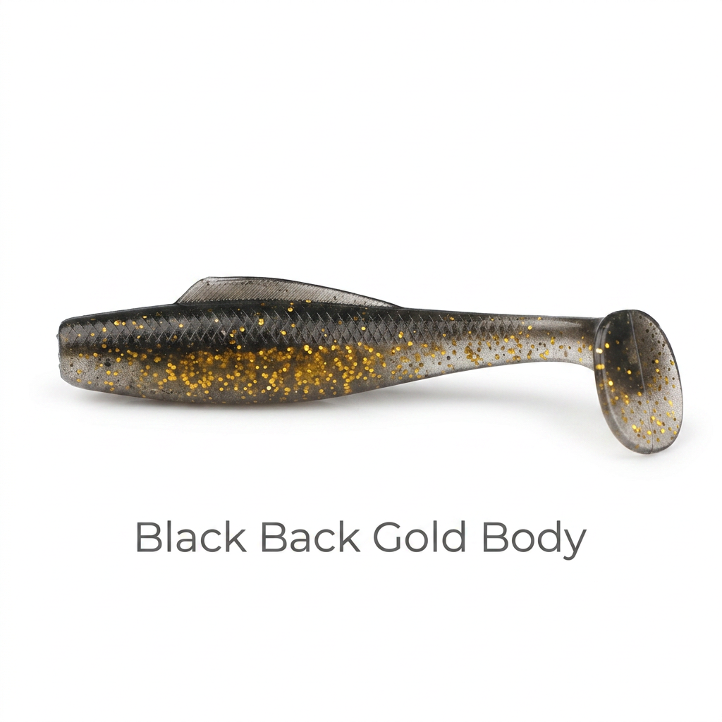 Cuerpo dorado con espalda negra