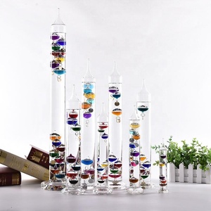 Nhiệt kế thủy tinh Galileo colour Ball thủ công nhiệt kế màu nhạy cảm nhiệt độ quan sát văn phòng tại nhà - Product Image 5